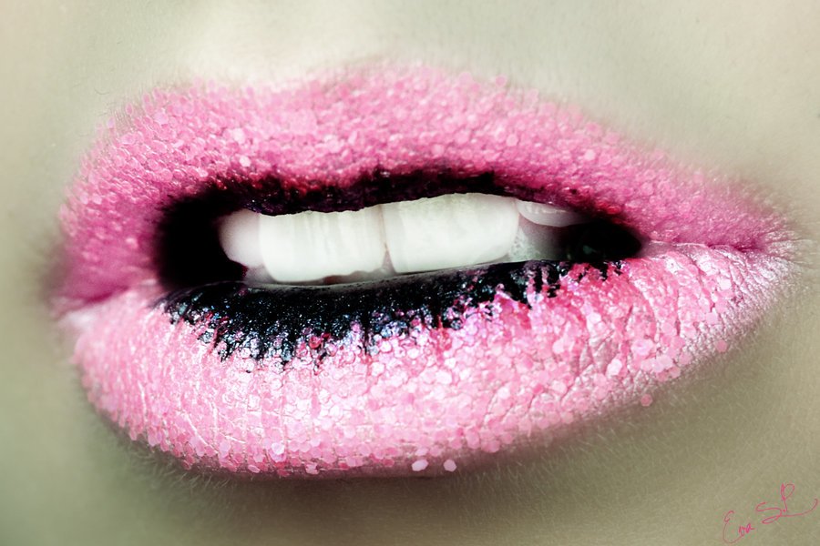 Pink lady 38 wonderful Lips art Designs 