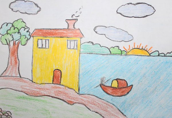 Beautiful kids drawing lessons for people (12)