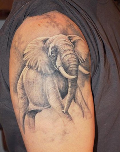 35 Elephant Tattoo Designs (18)