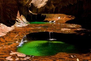 Emerald-Pool-At-Subway-Zion-National-Park