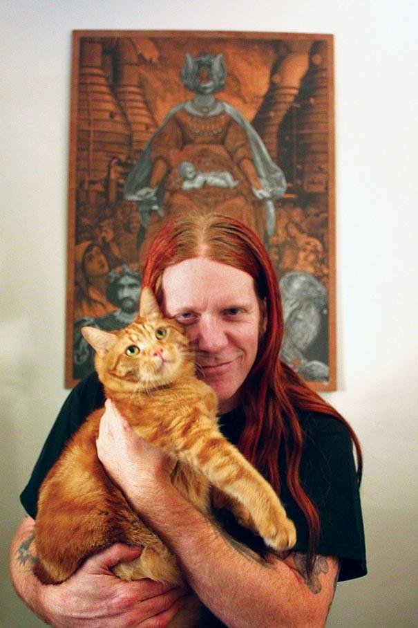 Cute Cats & the Metalheads that Love Them (7)