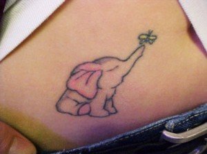 Cool-Elephant-Tattoo-for-Women-Soft-Belly-520x390